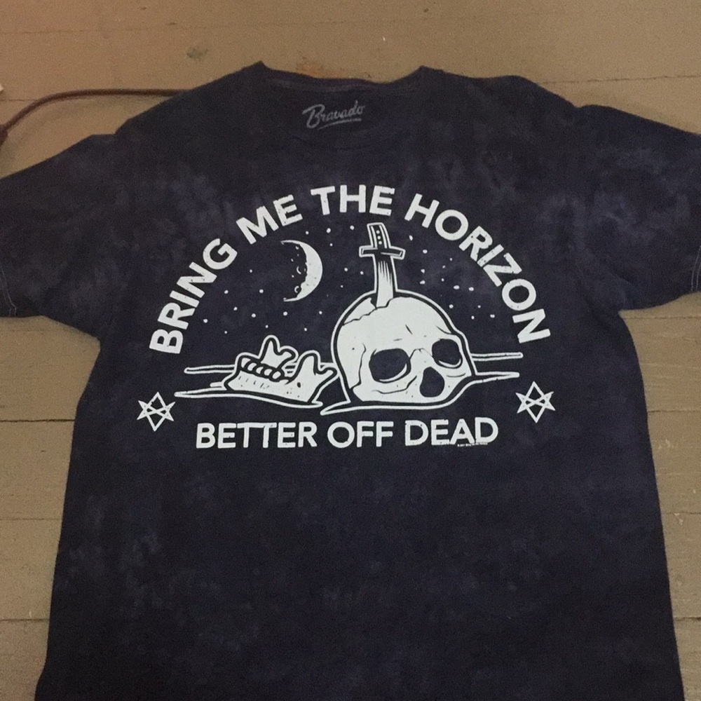 Dark Wash Bring Me The Horizon Band Shirt